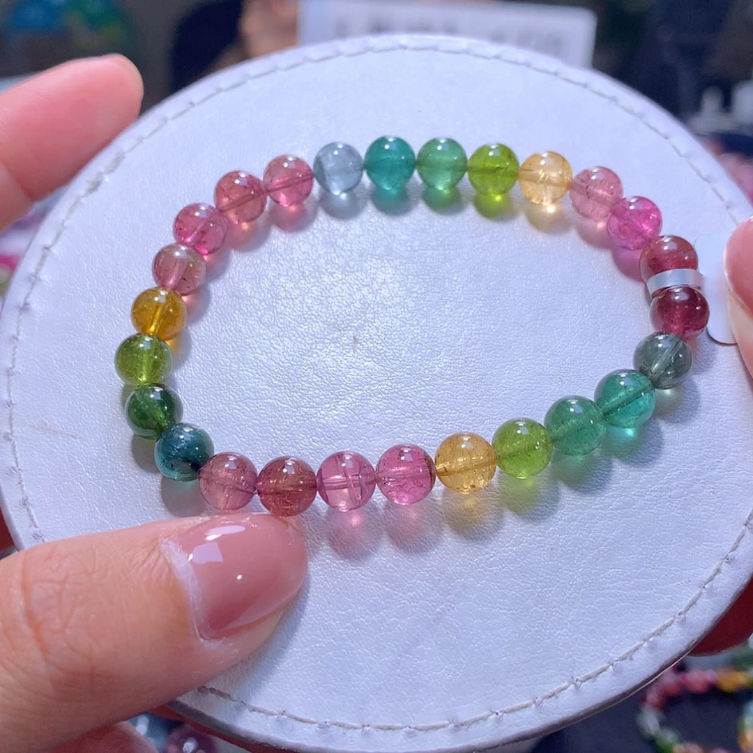 【闪购商品】未镶嵌手串碧玺7m