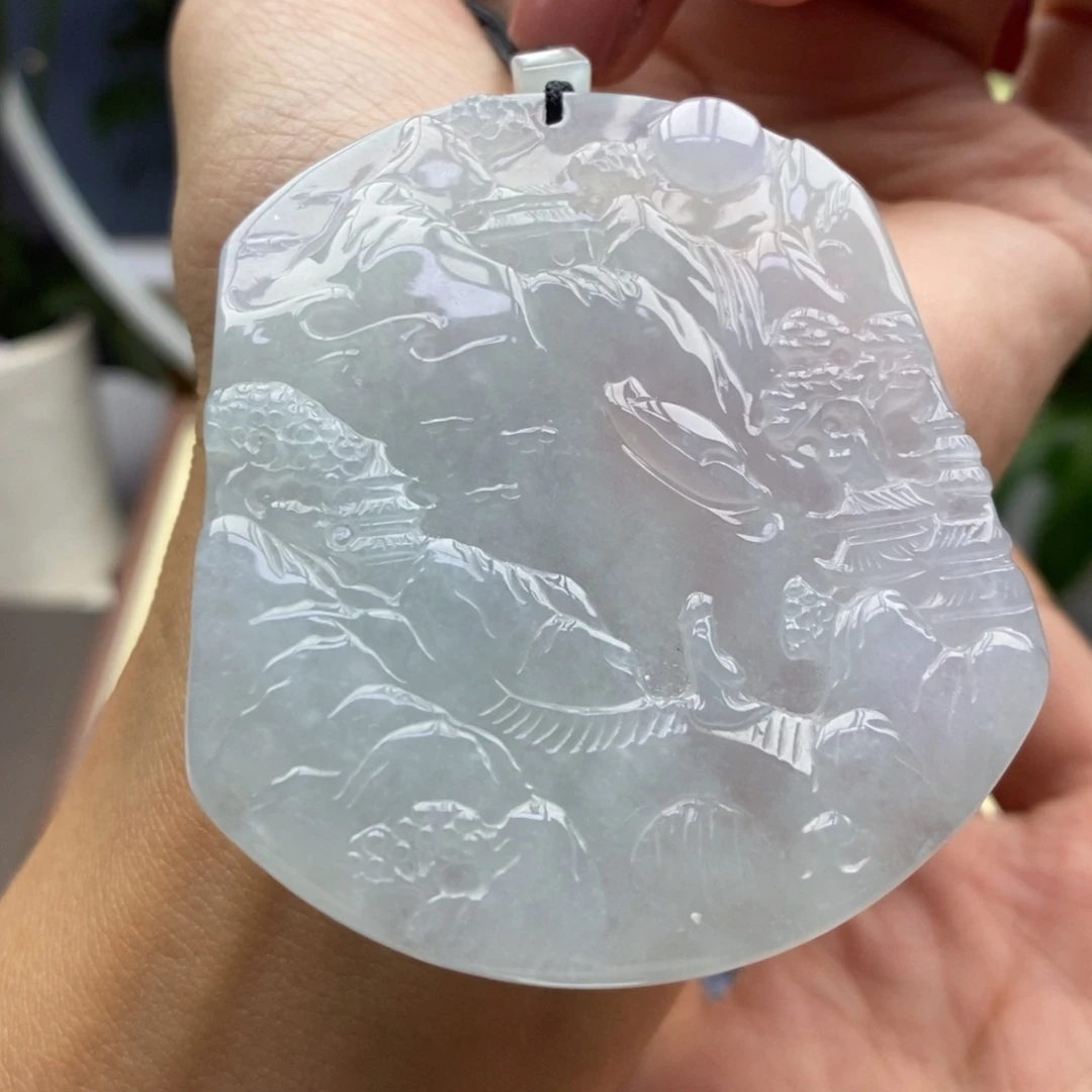 颈饰未镶嵌翡翠吊坠
