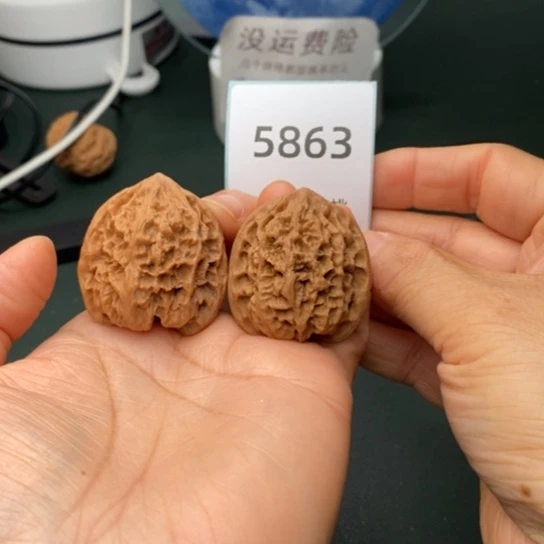 把件文玩核桃35野牛5863