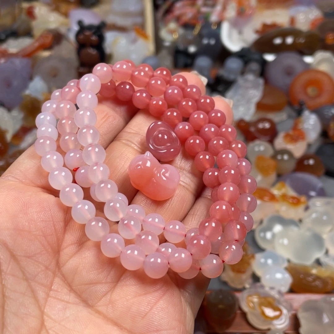 玛瑙/玉髓颈饰未镶嵌玖*