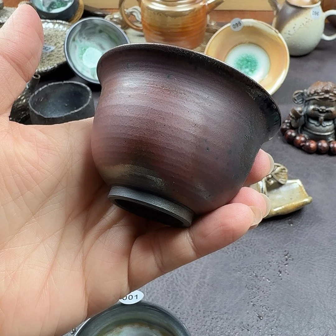 复古手工柴烧主人杯