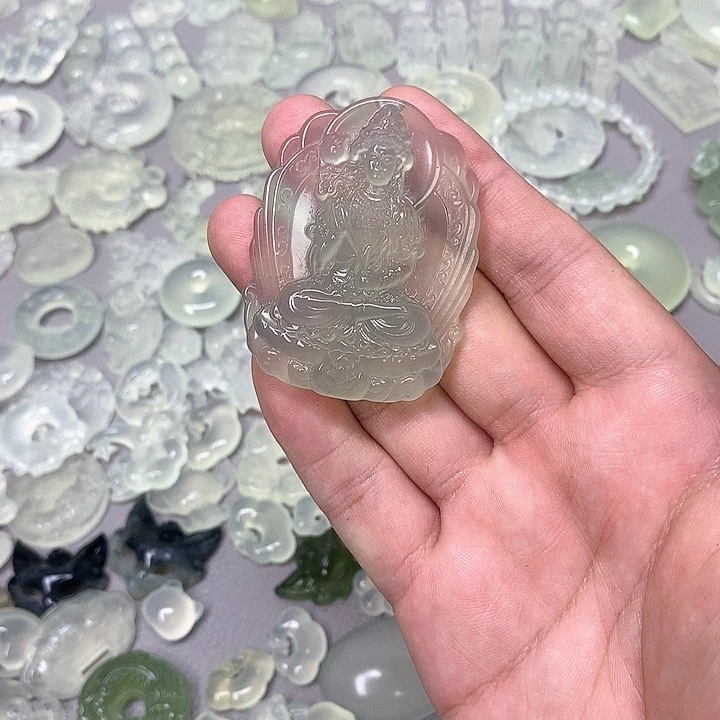 蛇纹石玉颈饰未镶嵌A***l