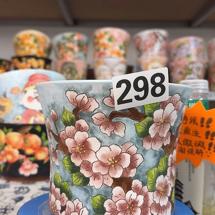 景德镇手绘多肉花盆
