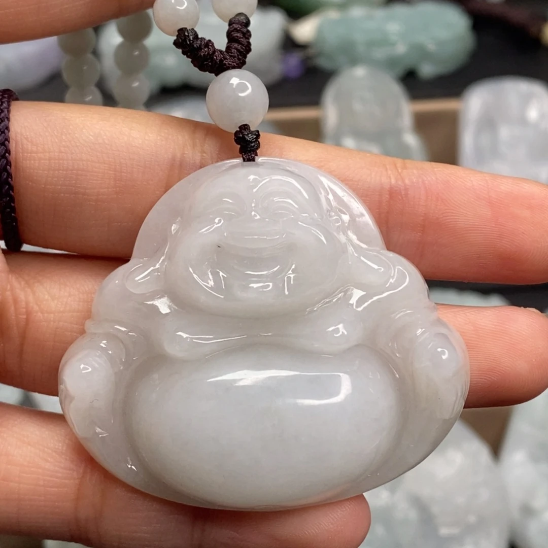 颈饰未镶嵌翡翠佛公