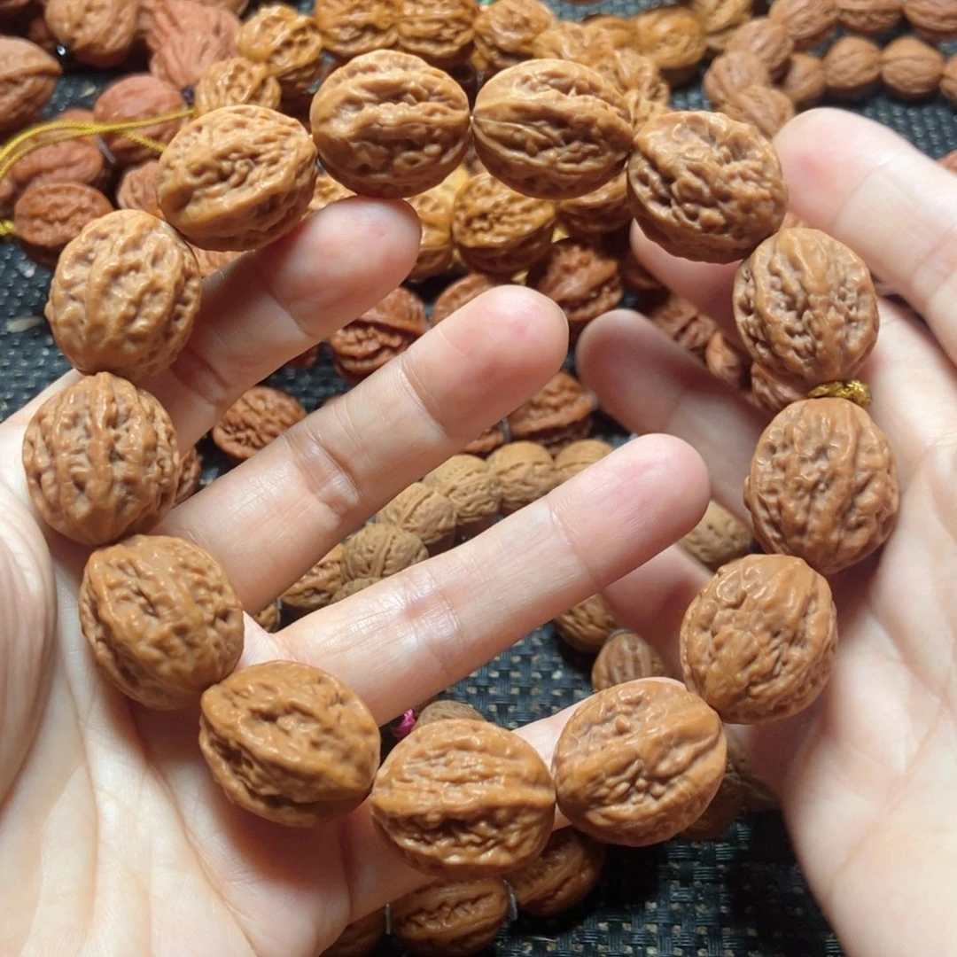 吊坠文玩核桃八棱手串