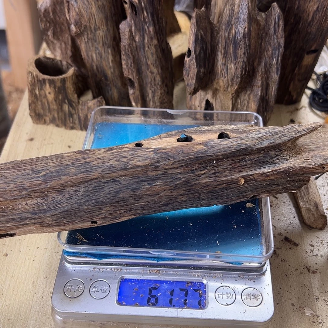香料绿奇楠虫漏61克白棋