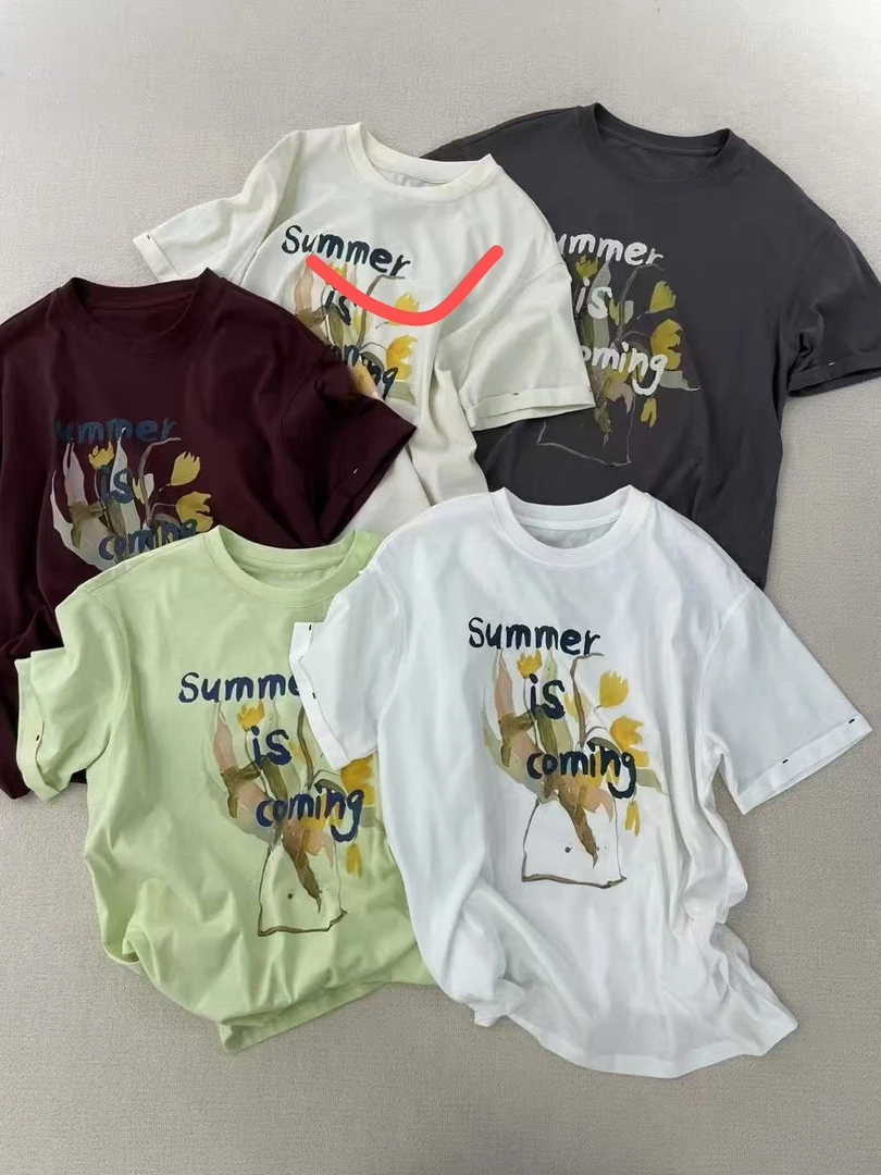 大麦推荐高品质对左显瘦短袖69cm