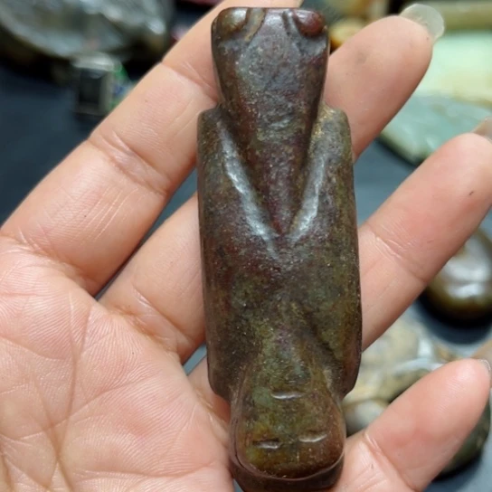 吊坠白玉菩提把件