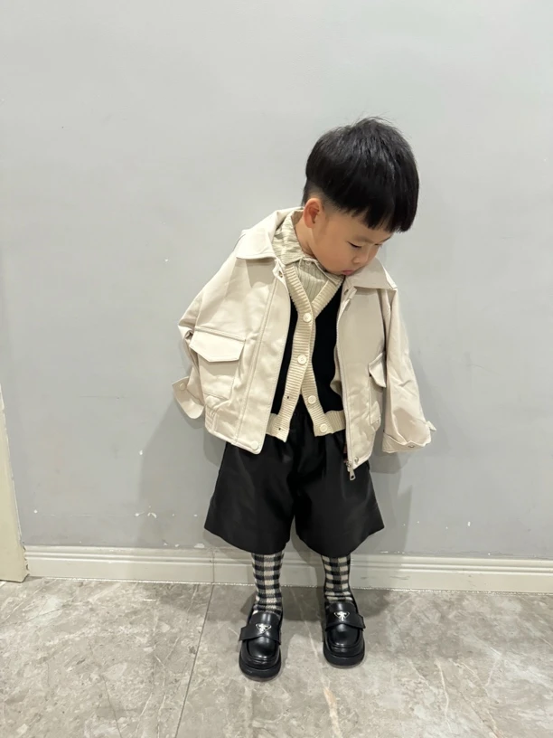 B521 黑三棉外套