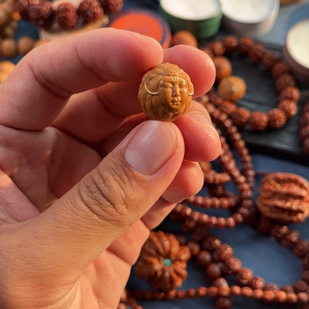 猴头核桃吊坠猴头