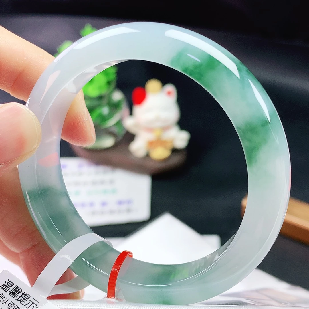 未镶嵌手镯翡翠54圈