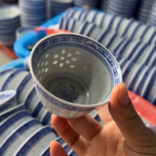 碗玩玉兰花老二缸盅