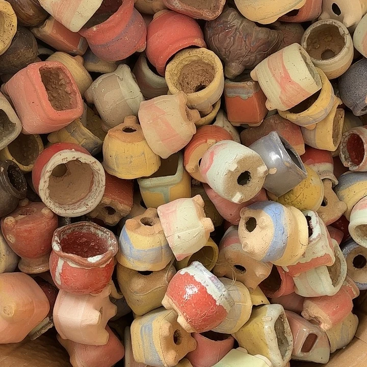 红陶发24个，瑕疵！