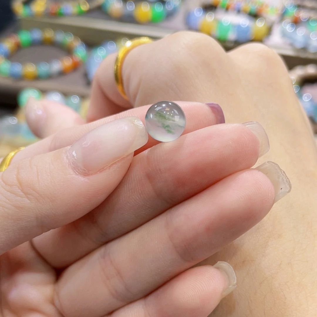 翡翠未镶嵌手链高冰玻