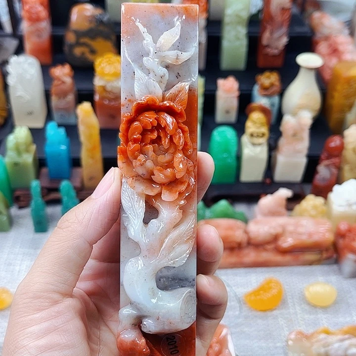 寿山石印石郭*呀2010包邮包刻