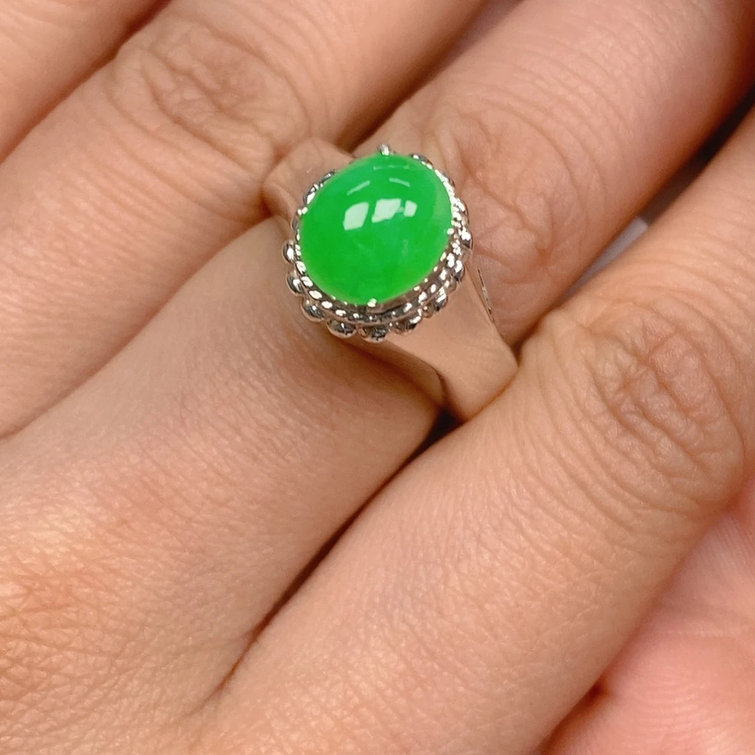 翡翠戒指未镶嵌c*d翡翠