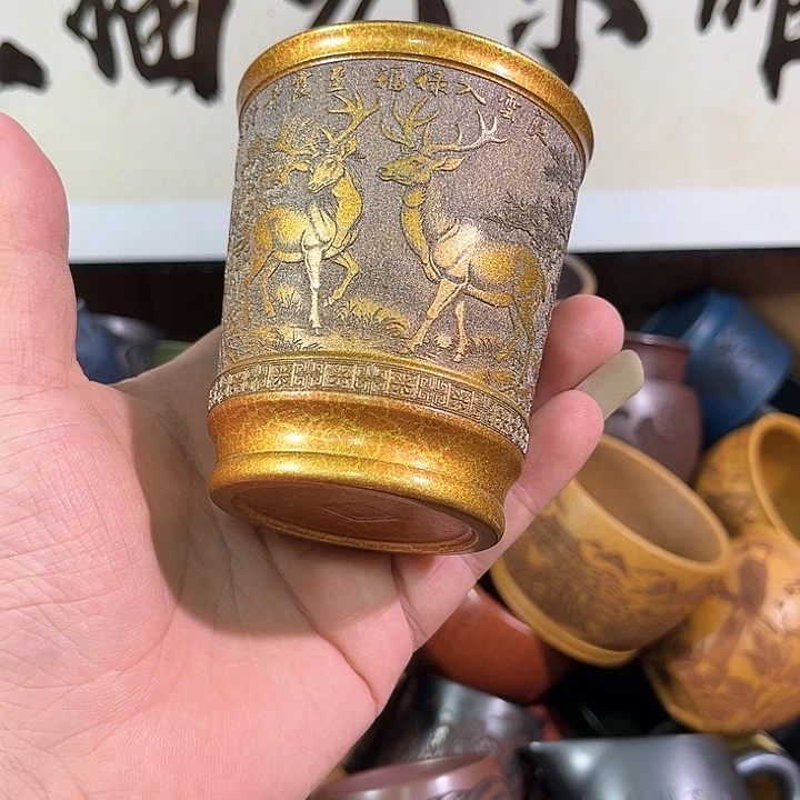 茶杯紫砂全手工紫砂主人杯