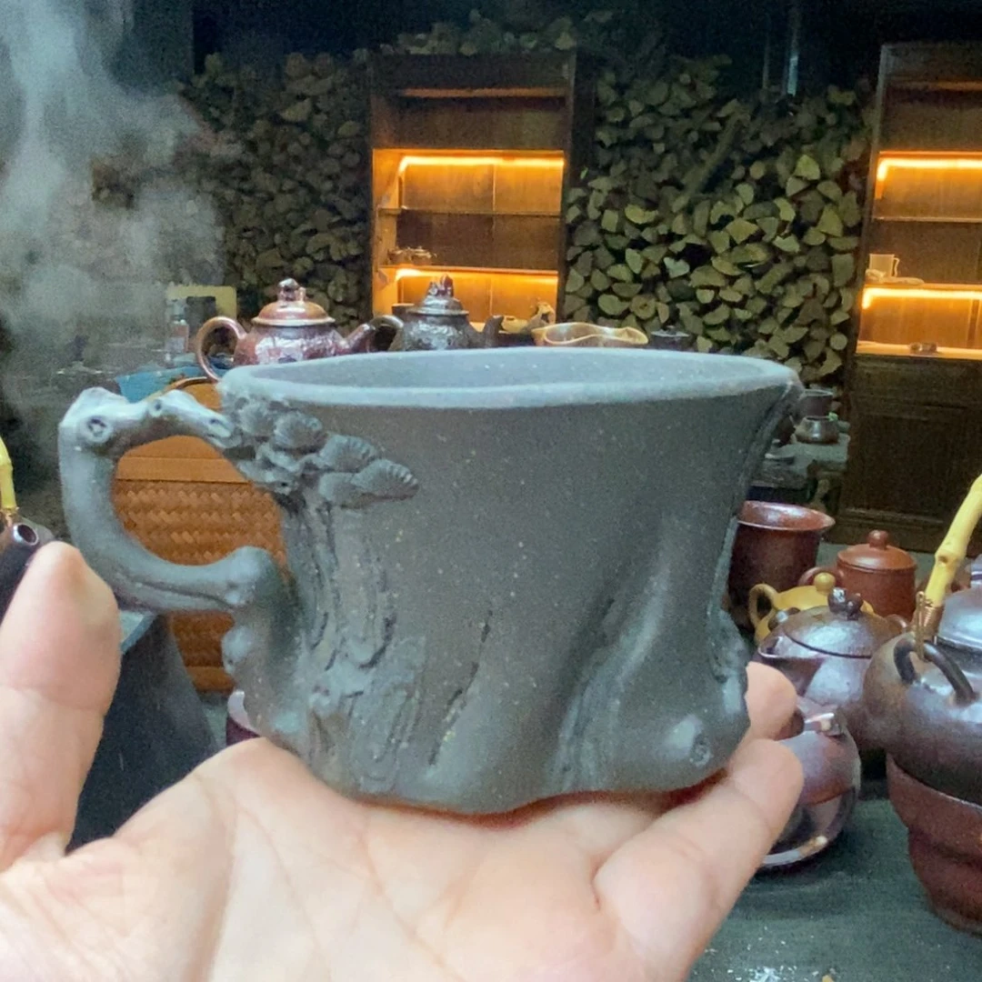 紫砂柴烧紫砂茶具