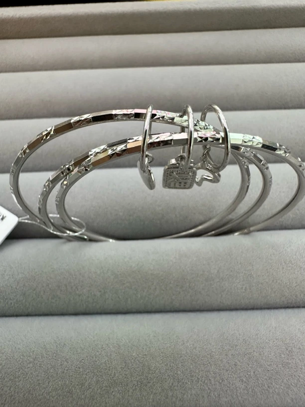 铂金pt950三生三世马赛克车花流苏手镯卡6.3mm00033767