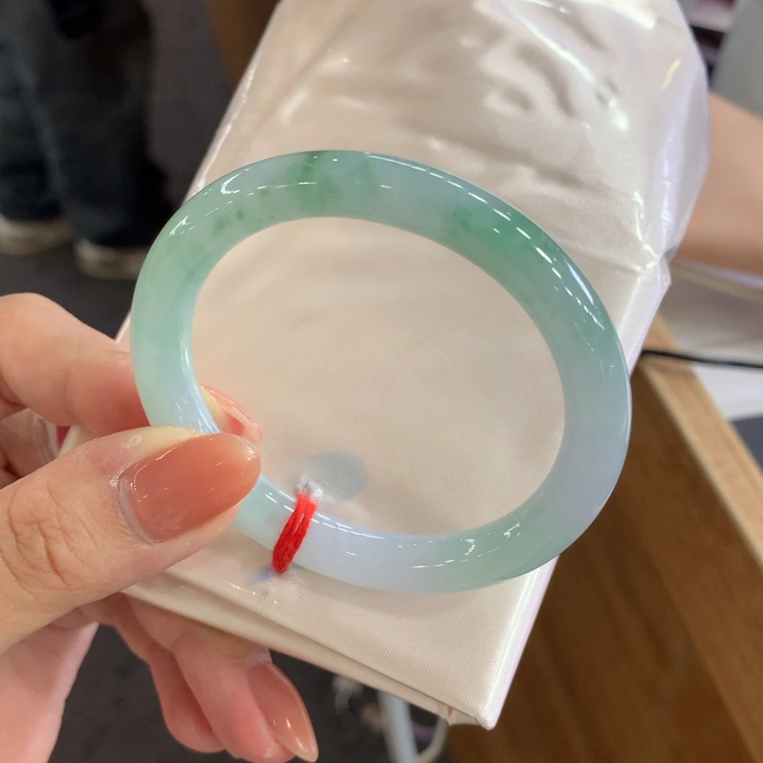 翡翠未镶嵌手镯天然Ａ货翡翠53/54