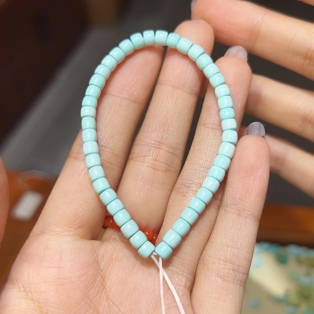 绿松石手链未镶嵌殷*