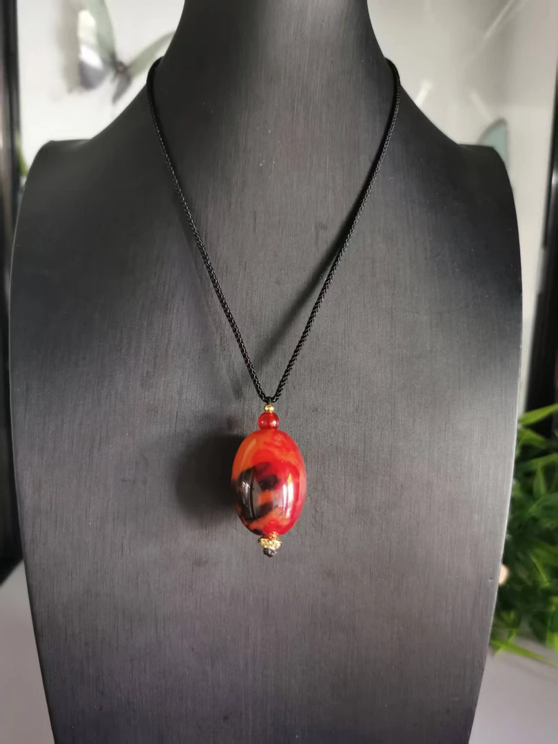 高端九品龙皇珠吊坠