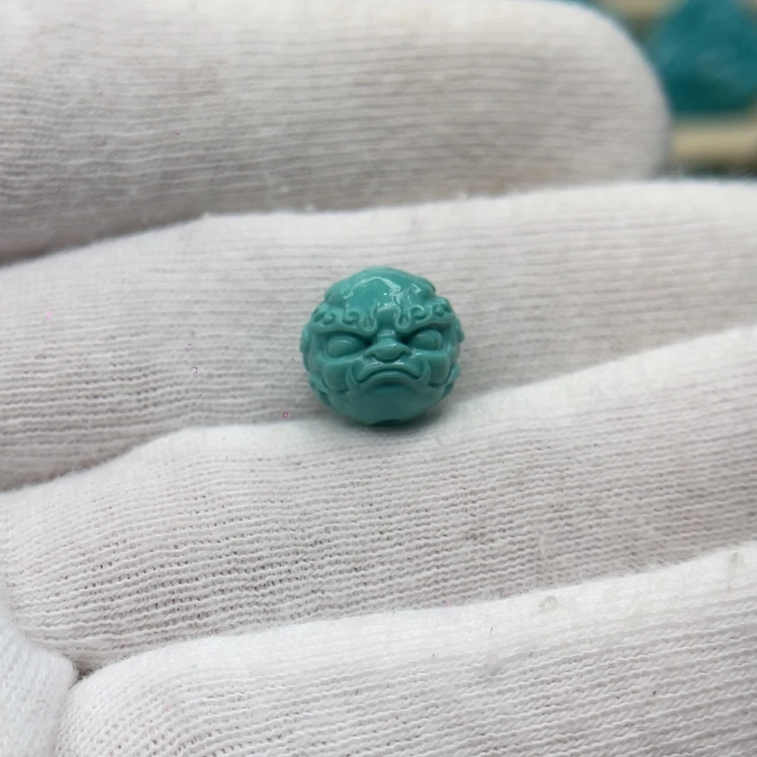 绿松石未镶嵌颈饰卡10.7