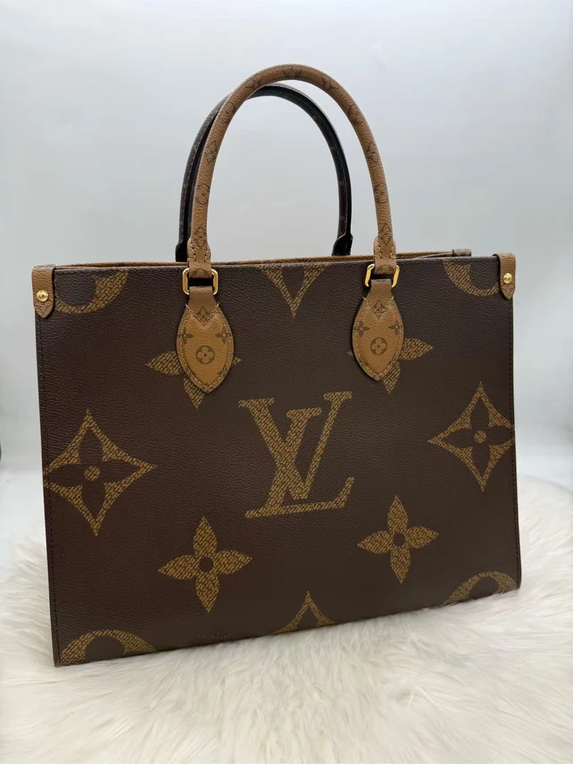 95新 LouisVuitton/路易威登 on the go中号 手提包单肩老款