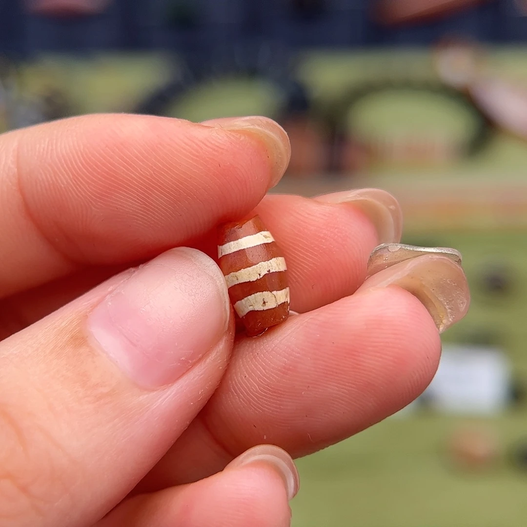 还***字玛瑙/玉髓单珠未镶嵌