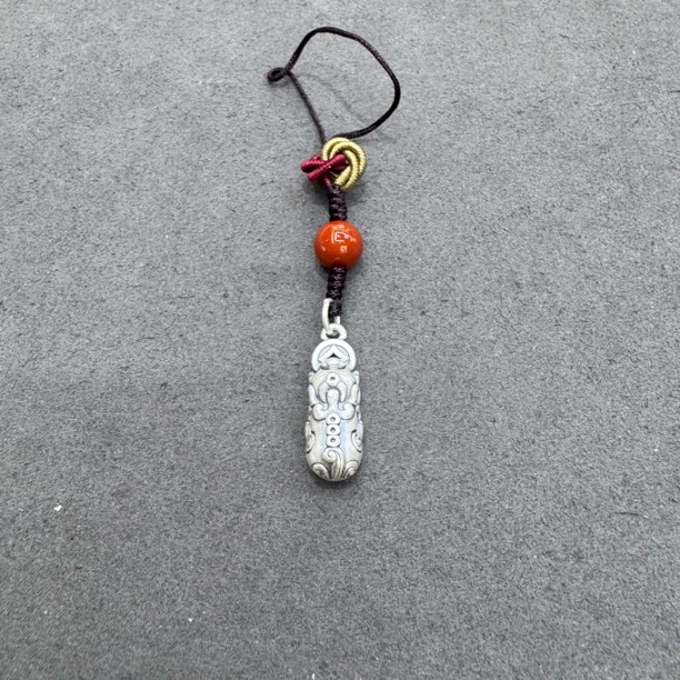 吊坠足银布 B330-足银貔貅吊坠一个8*24mm