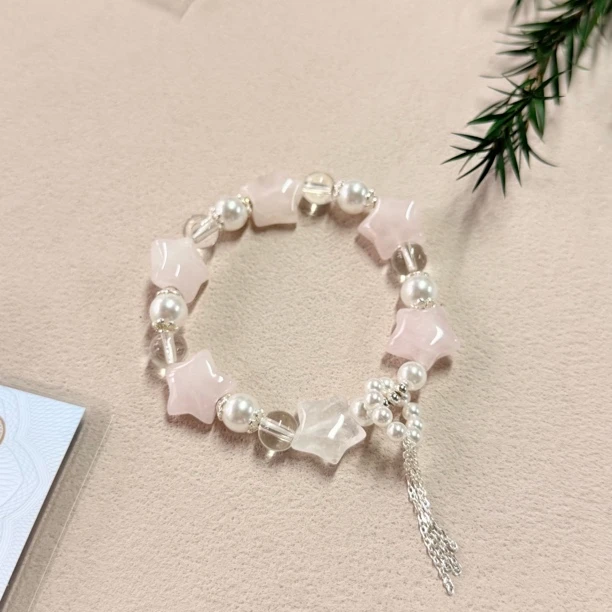 【六六中古】孤品精美芙蓉石手串as2430