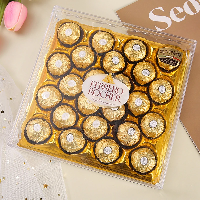 费列罗榛果威化巧克力金莎T24粒装婚庆喜糖零食七夕情人节礼物