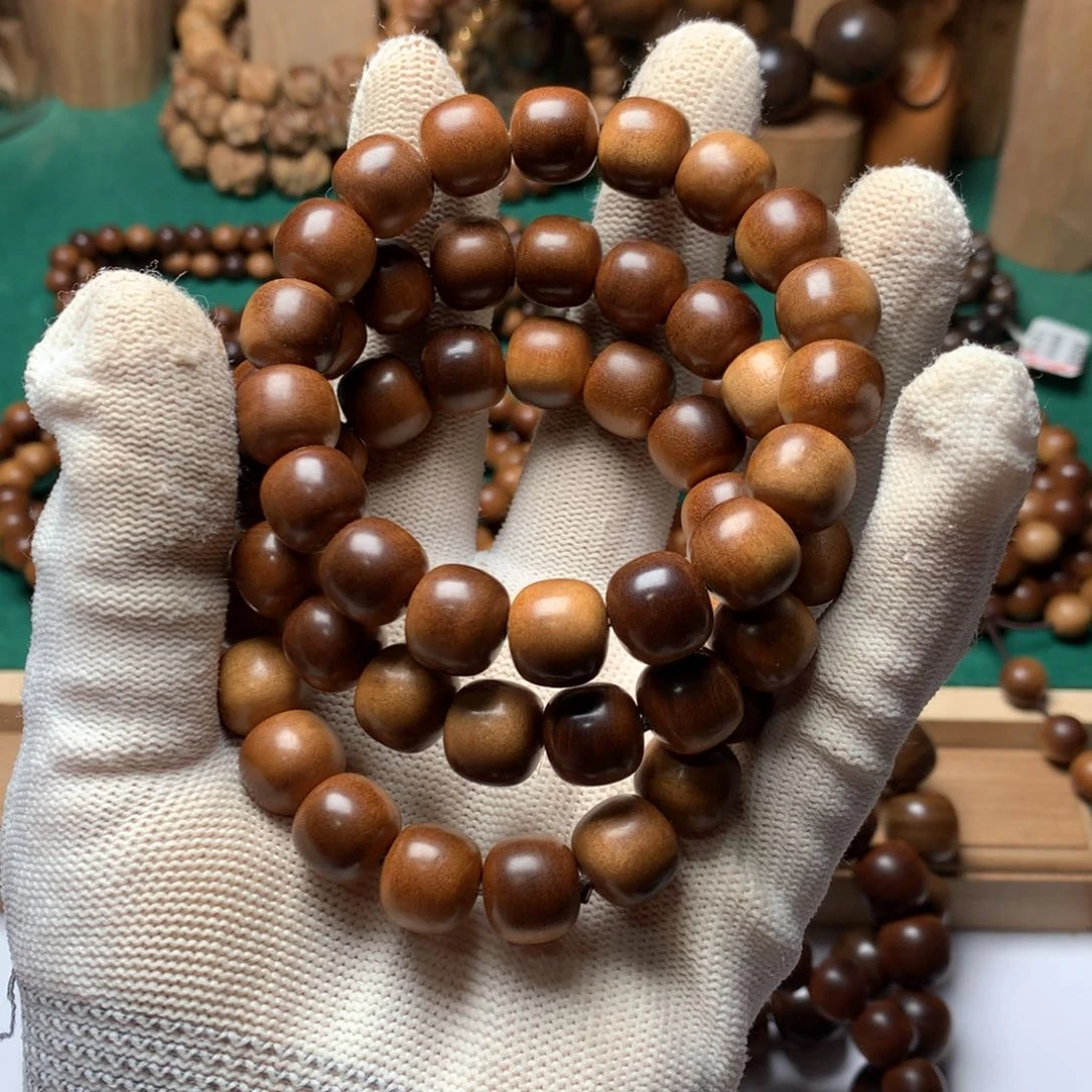 檀香木手串/手链老山檀香1.1*1.2微瑕