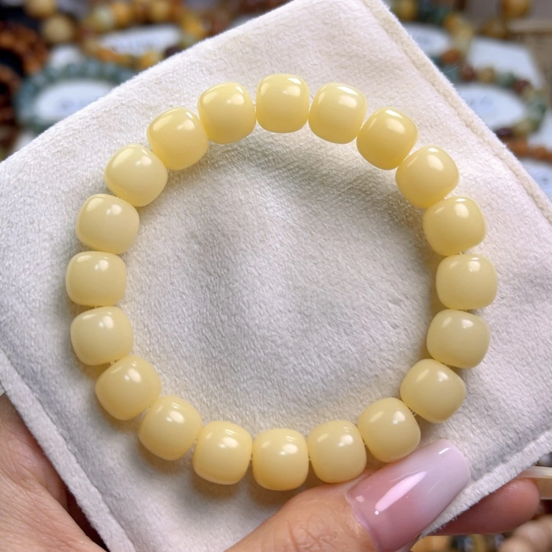 菩提根/象牙果手串奶黄