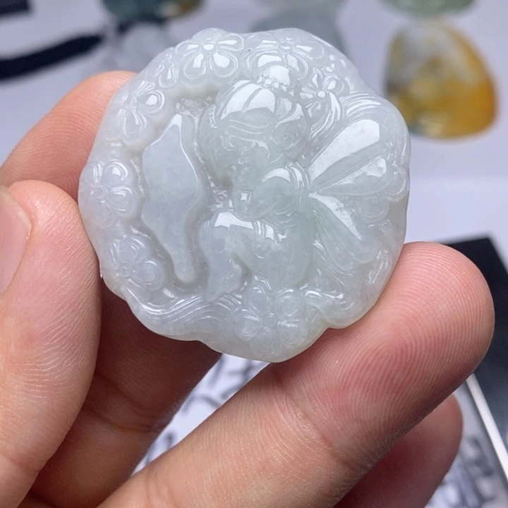 颈饰未镶嵌翡翠翡翠