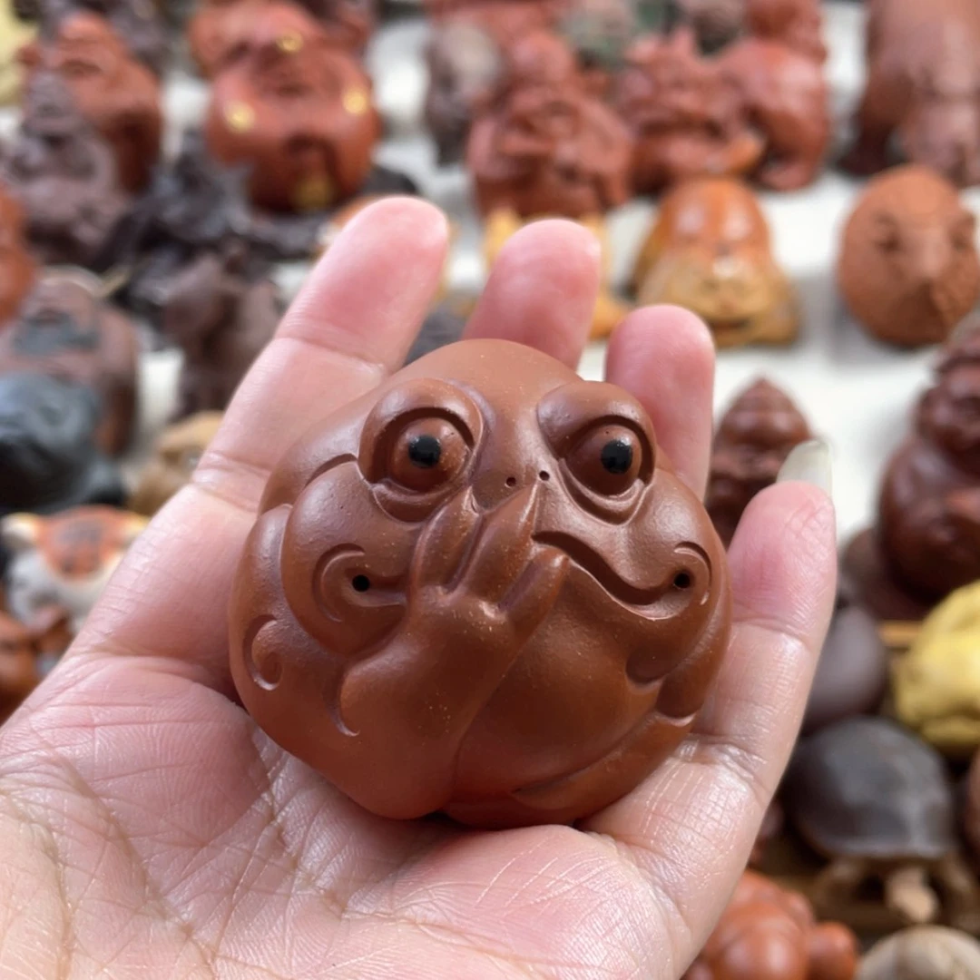 【闪购商品】紫砂茶宠紫砂金蟾