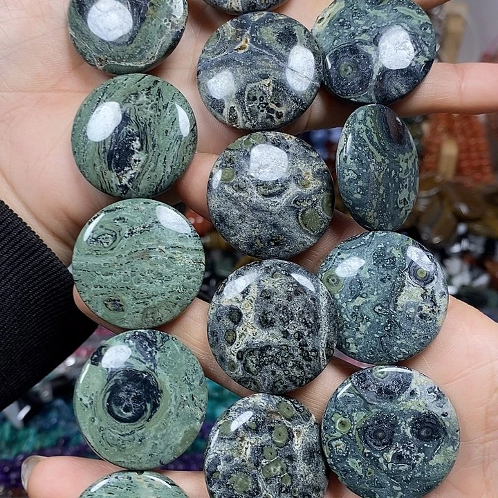 玛瑙/玉髓未镶嵌珠宝半成品天然雀仔卡30mm一条