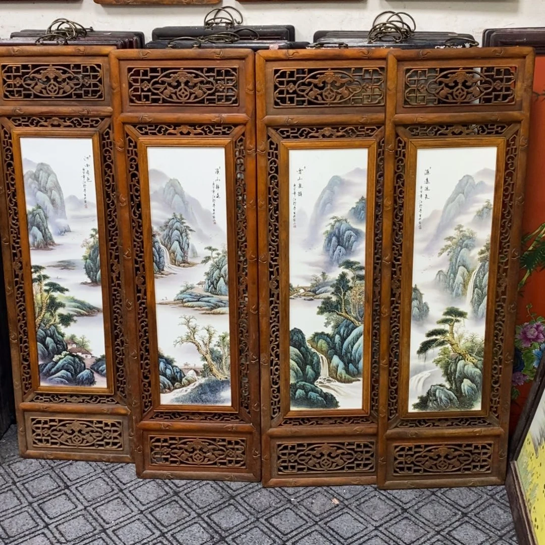 瓷120*36*4 景德镇瓷板画柴窑烧制