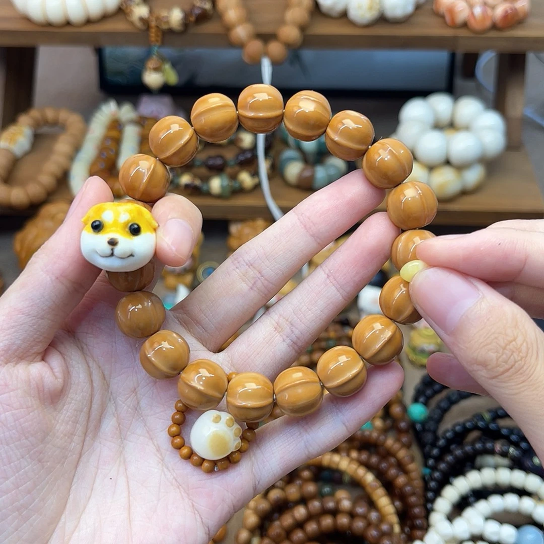 猴头核桃手串人***?搭配狗头加提溜猫抓