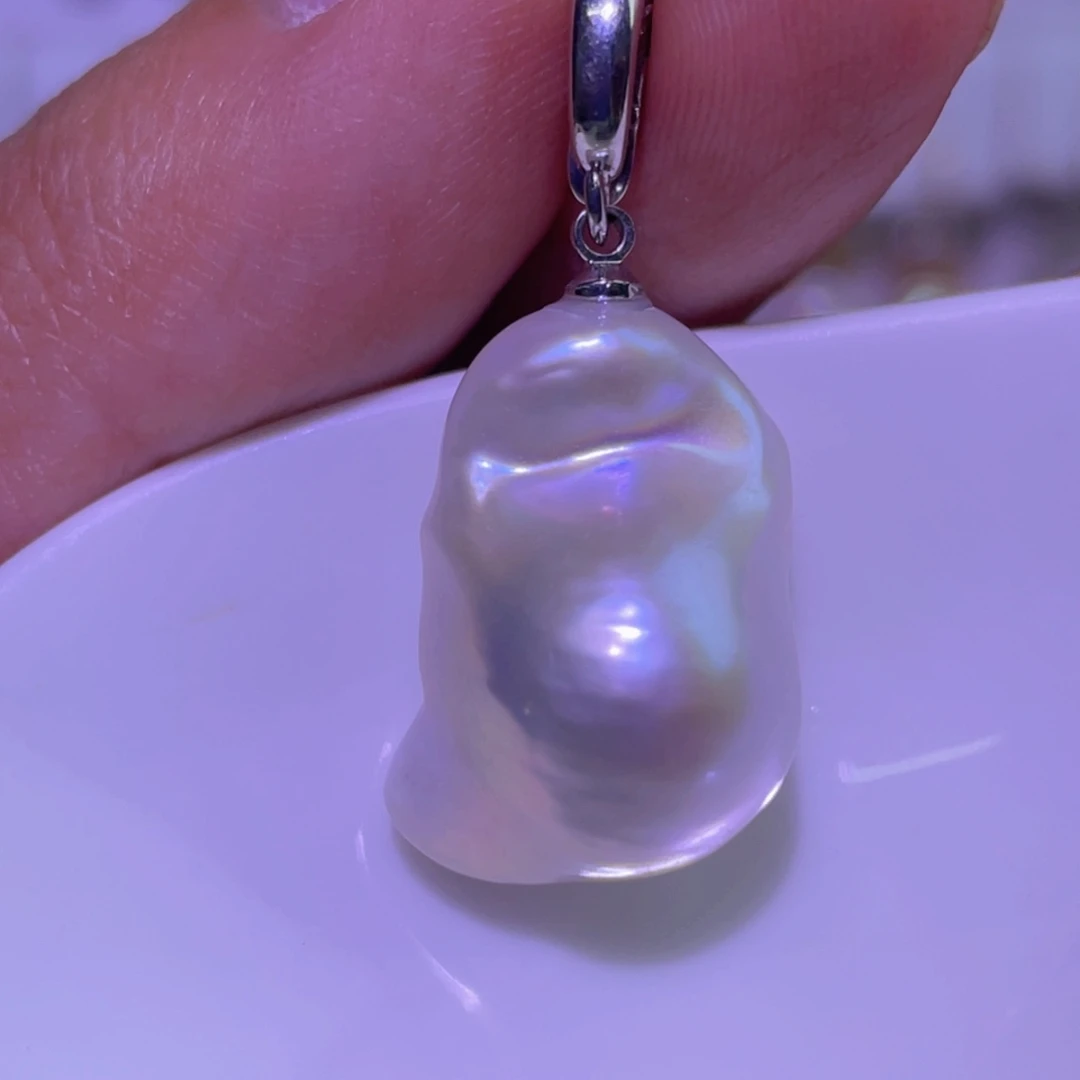 淡水珍珠未镶嵌天然淡水珍珠吊坠