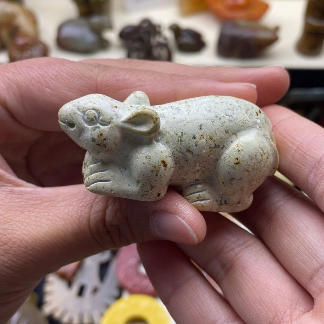 未镶嵌蛇纹石玉颈饰139