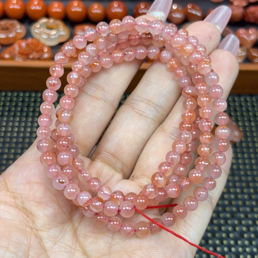 南红玛瑙未镶嵌颈饰多圈