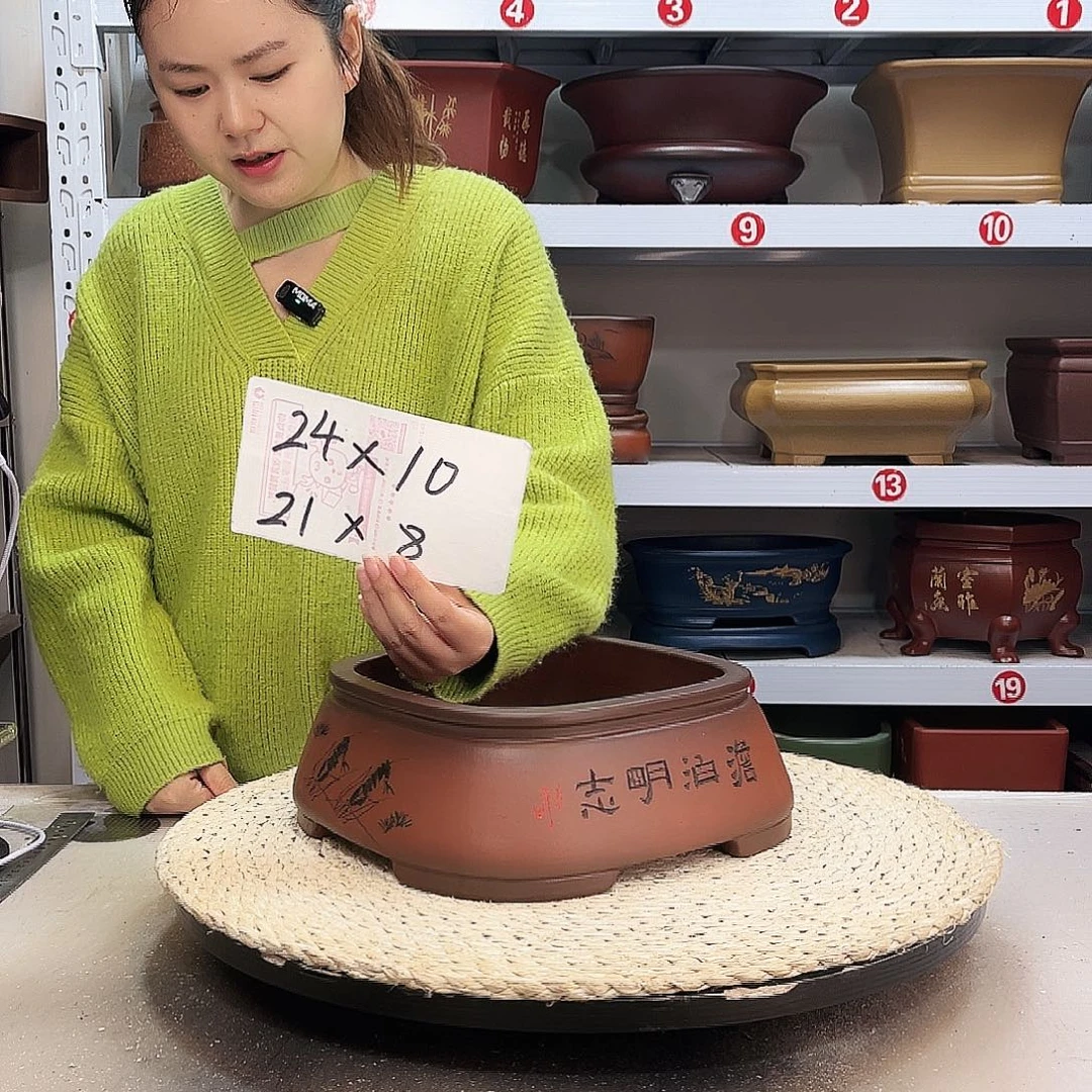 紫砂花盆紫砂花盆