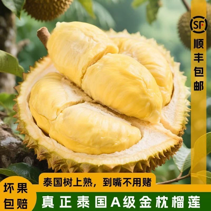 12 月新货 5 大盒  1500 克泰国树熟液氮锁鲜榴莲肉