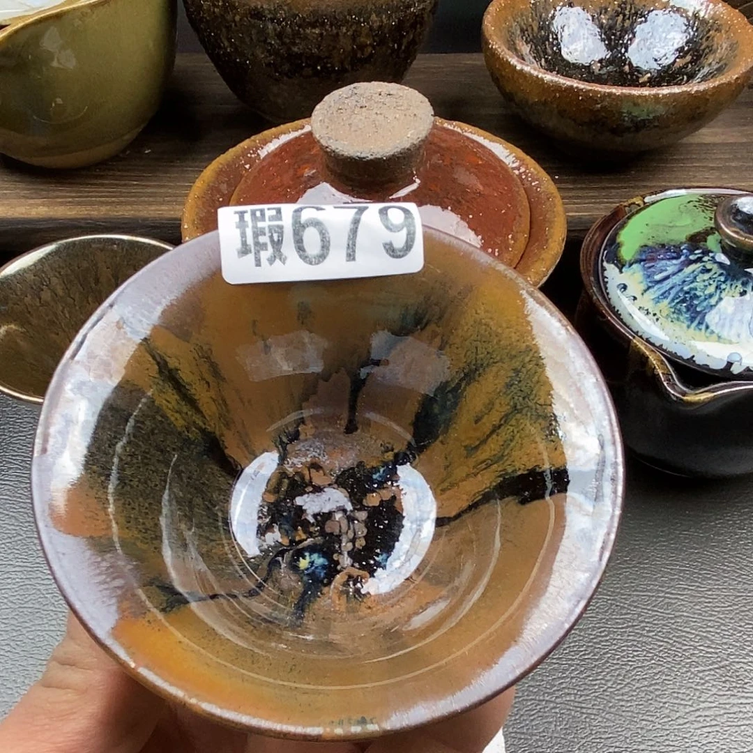 茶盏微瑕建盏主人杯子