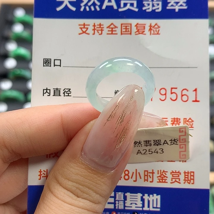 翡翠未镶嵌戒指08