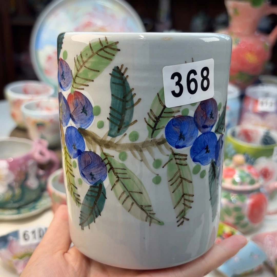 瓷片景德镇手绘高温釉下彩陶瓷茶具