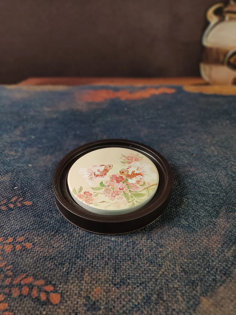 JS037-年年有鱼杯垫