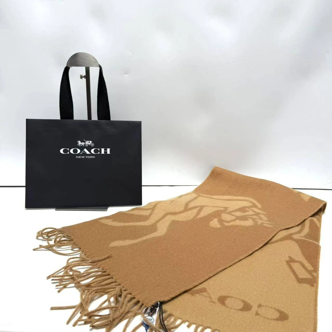 胖虎佳佳/蔻驰/99新/公价0/饰品/围巾/31B2501150177