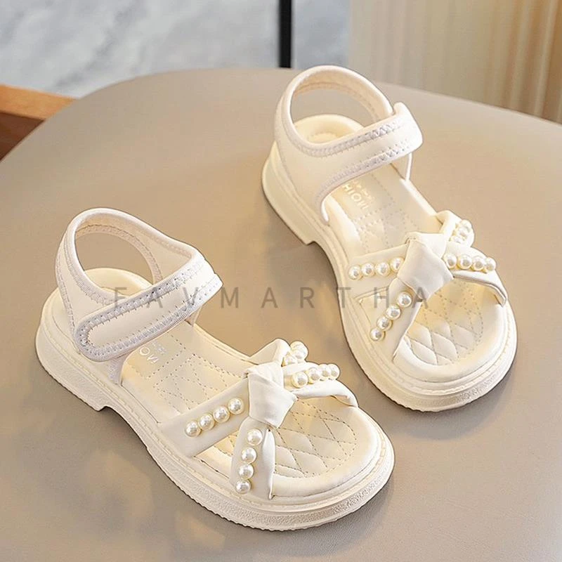 女童凉鞋2025新款夏季儿童公主凉拖女孩中大童时尚洋气沙滩鞋软底